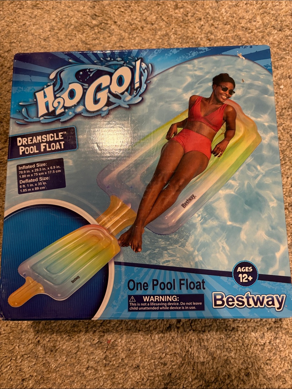 Bestway H2O Go! Dreamsicle Green Pool Float